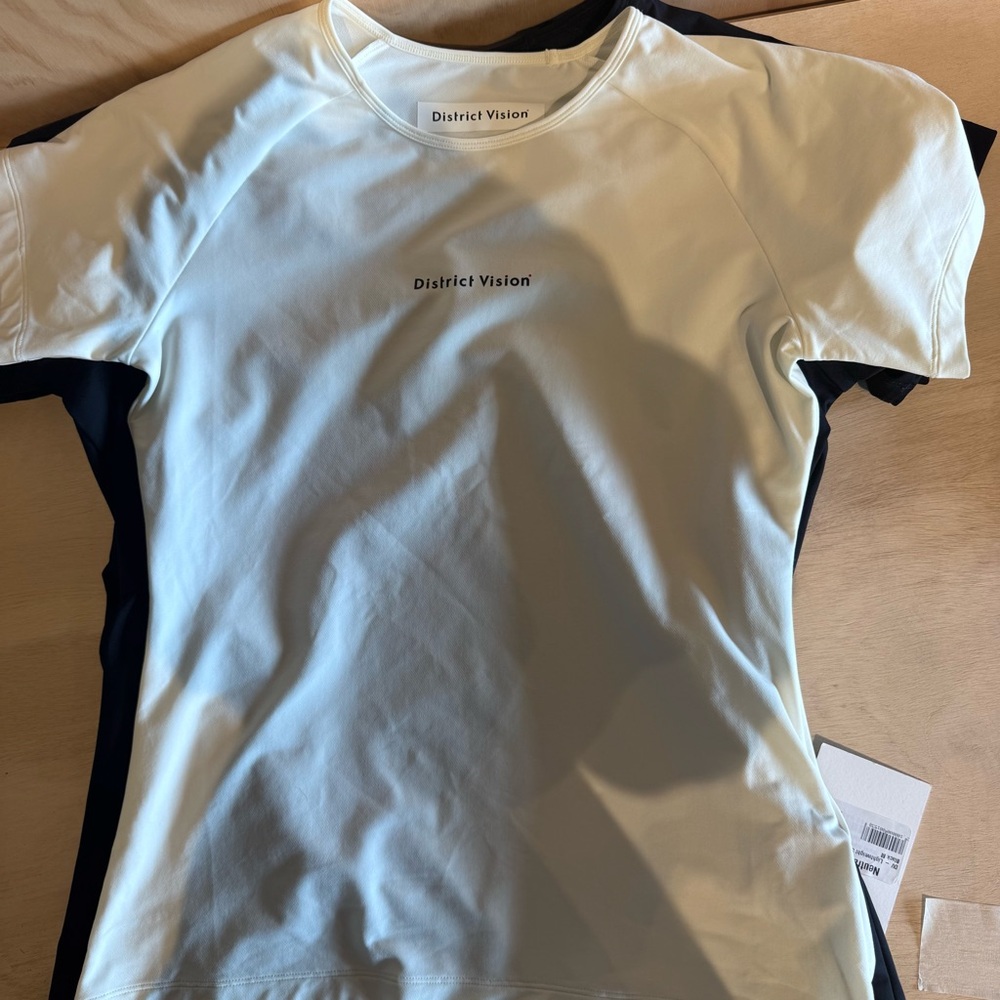 District Vision Women's Muscle Tee - White and Black